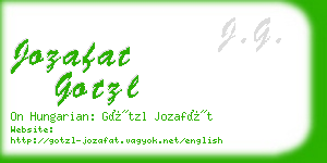 jozafat gotzl business card